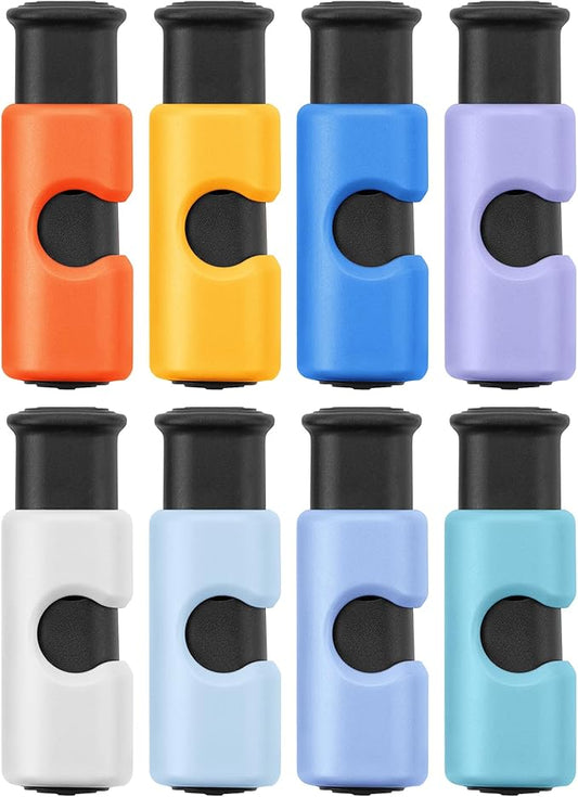 Mr. Pen- Squeeze and Lock Bread Bag Clips, 8 Pack, Lavender Twilight Colors, Squeeze and Lock Bread Clips Reusable