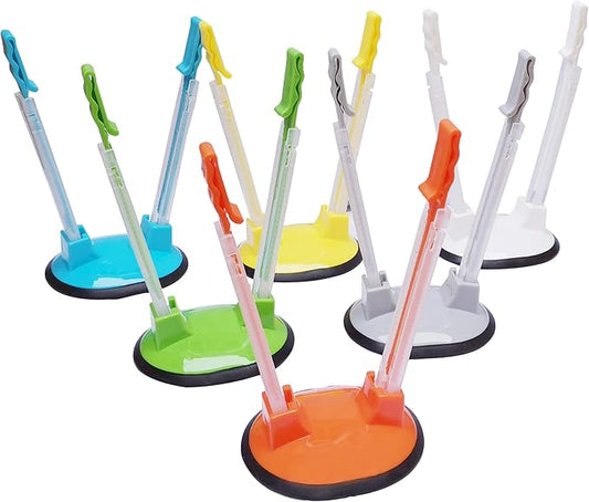 Baggy Rack For Ziploc Bag Holder, Food Prep & Freezer Bag Holders, 6 Pack/6 Color