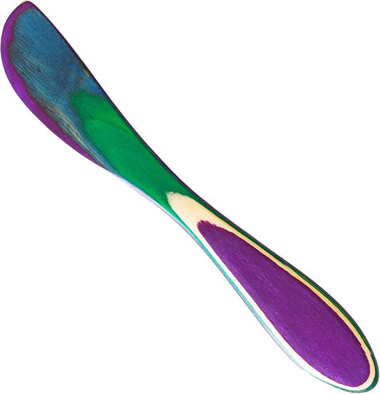 Totally Bamboo Baltique Mumbai Collection 8" Spreading Knife in Colored Birch Wood
