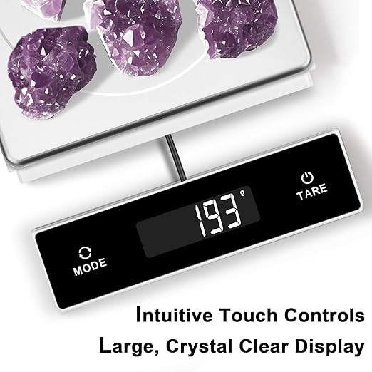 THINKSCALE Digital Kitchen Scale, 11-Pound Stainless Steel Food Scale with Pull-Out Display, 1g/0.01oz Precision for Baking, Cooking, Meal Prep, 6-Unit Conversion