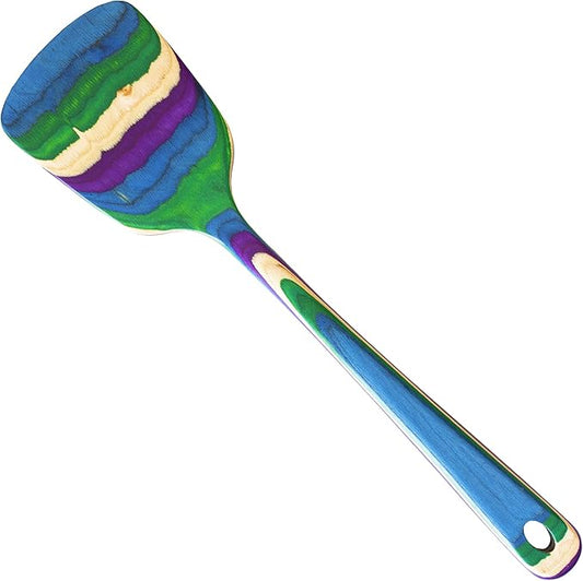 Totally Bamboo Baltique Mumbai Collection 12-1/2" Wooden Spatula, Safe for Nonstick