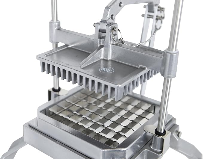 Hakka Commercial Lettuce Cutter, Heavy Duty Vegetable Slicer Cabbage Cutter Stainless Steel for Restaurant & Home Kitchen, Include 3 Blades(1 * 1", 1 * 1/2", 1/2 * 1/2")