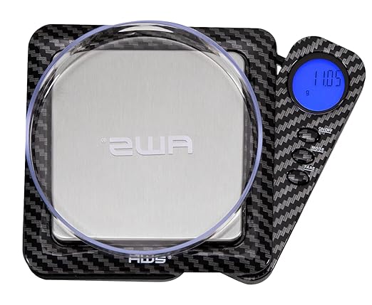 American Weigh Scales Blade Series (Black) Limited Edition Carbonfiber Digital Pocket Scale Carbon Fiber150 Gx 0.01 G