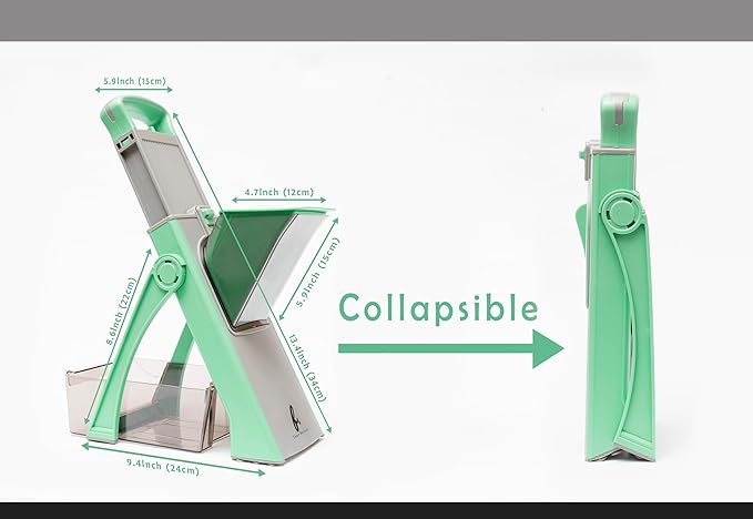 Vegetable cutter WITH GIFT, upgraded Multi-Function Mandoline adjustable and effortless slicer, cheese grater kitchen gadgets onion french fry potato peeler, efficient for home Chefs.