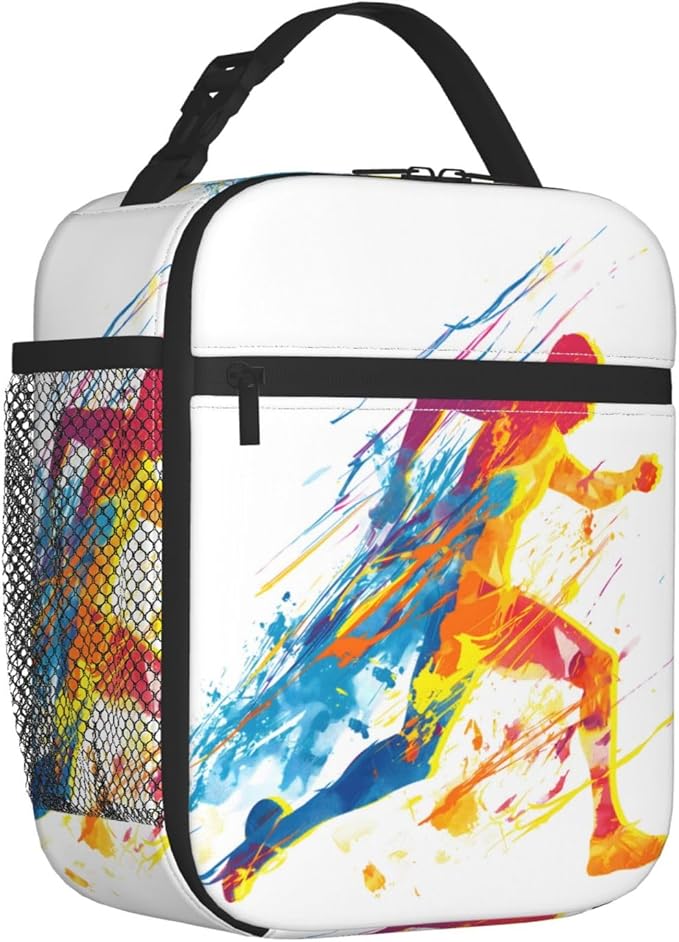 Insulated Lunch Box for Kids Boys Girls, Reusable Lunch Bag for School, Office, Work, Picnic, Travel, Sport Runner Lunch Box