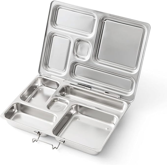 PlanetBox Classic Stainless Steel Bento Lunch Box for adults and kids