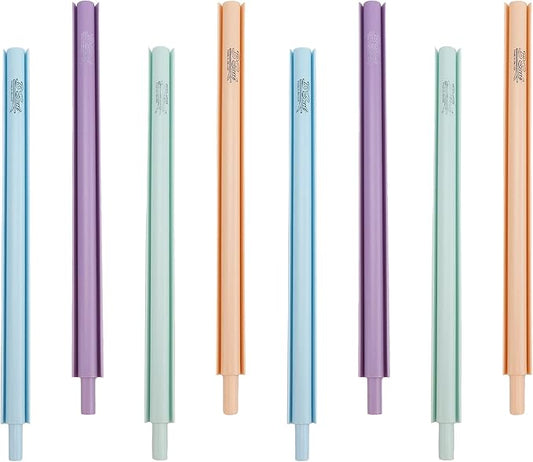 BSeal Bag Sealer - Keep Food Crisp & Fresh Longer | For Pantry and Freezer Storage | Pastel Colors | Pack of 8
