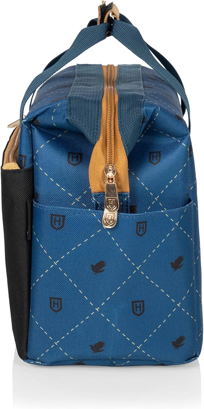 PICNIC TIME Harry Potter Ravenclaw On The Go Lunch Cooler, Soft Cooler Lunch Box, Insulated Lunch Bag, (Black with Blue Accents), 10 x 6 x 10.5