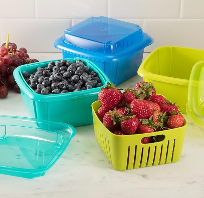 Hutzler Berry Box, 1 Quart, Violet
