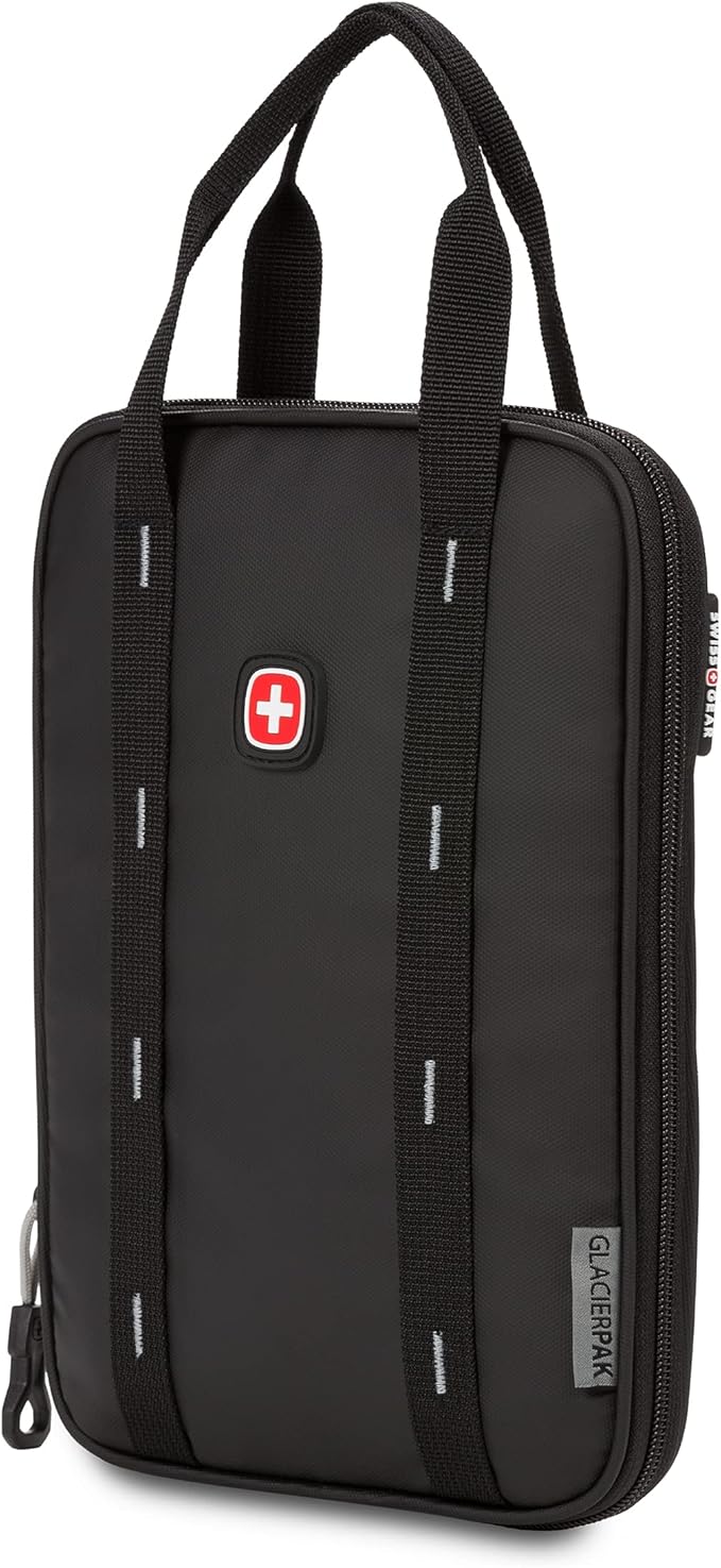 SwissGear Insulated Lunch Bag, Black/Red, One Size