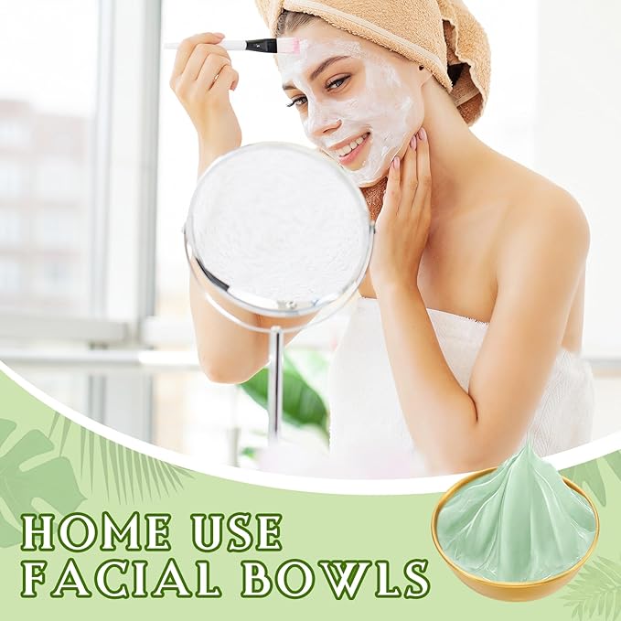 12 Pcs 3. 23 In DIY Face Mask Mixing Bowl Stainless Steel Esthetician Facial Mask Bowl Facial Small Mixing Esthetician Supplies for Lady Women Skincare Home Salon Cosmetic Beauty (Gold)