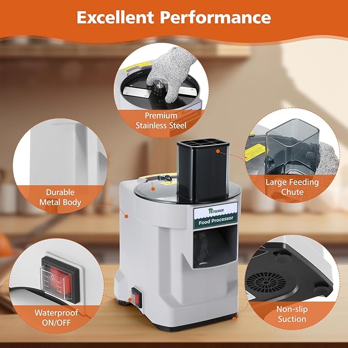 5 in 1 Electric Vegetable Chopper, Multifunctional Chopper Vegetable Cutter Slicer Dicer Machine Automatic Cutter for Onion Shredder Potato Slicer, Veggie Processor Commercial Home Use
