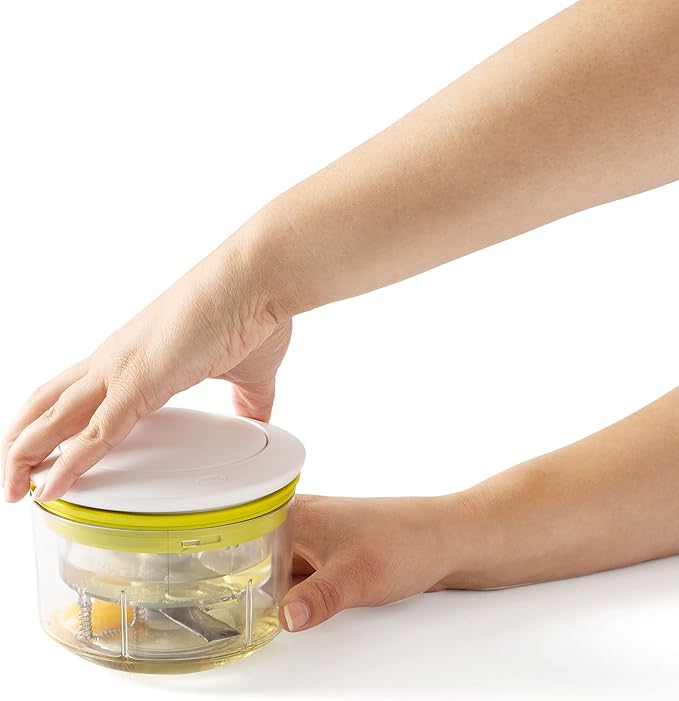 Chef'n VeggiChop Plus Hand-Powered Food Chopper and Condiment Maker