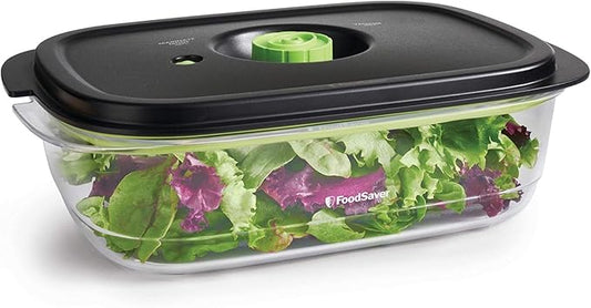 FoodSaver 2129973 Preserve & Marinate 10 Cup Vacuum Seal -Container for Quick Marinating or Freezer and Pantry Storage