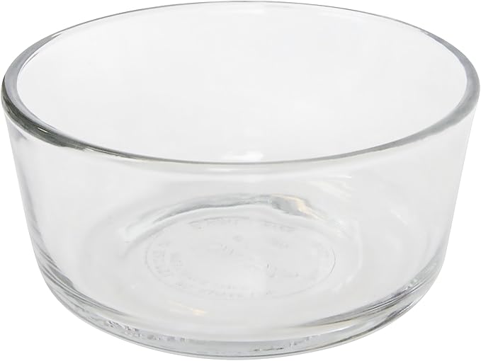 Pyrex Simply Store 7200 Round Clear Glass Storage Container - 2 Pack Made in the USA