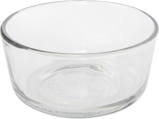 Pyrex Simply Store 7200 Round Clear Glass Storage Container - 2 Pack Made in the USA