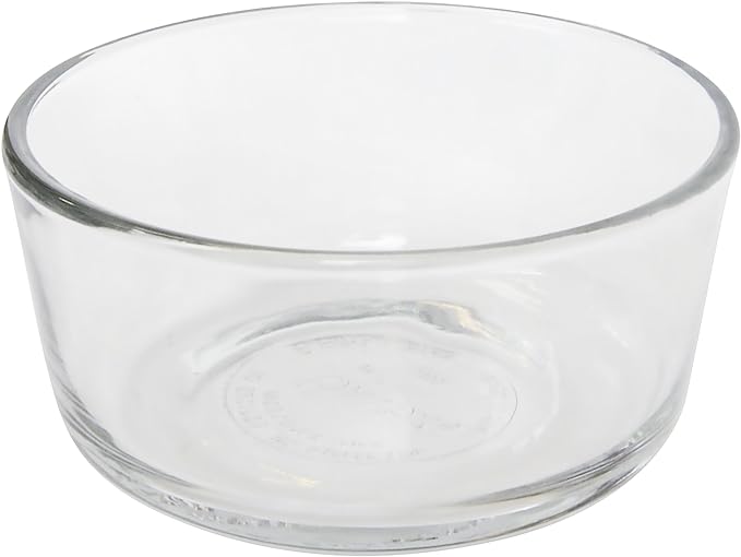 Pyrex Simply Store 7200 Round Clear Glass Storage Container - 4 Pack Made in the USA