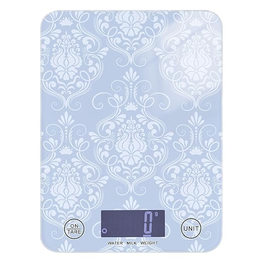Food Scale Kitchen Scale Food Scales Digital Weight Grams and Ounces Small Electronic Food Scale for Baking Cooking Retro Light Blue