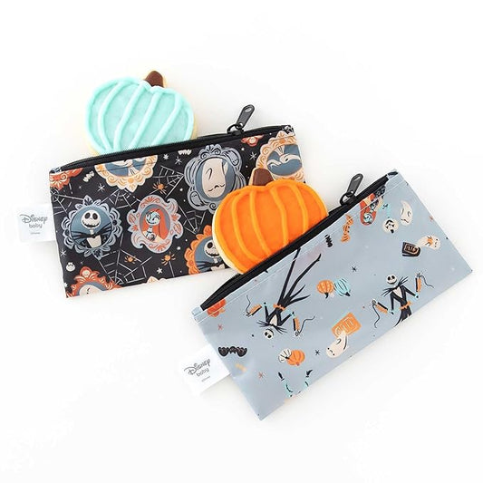 Bumkins Unisex Kid's Disney, E2 Nightmare Before Christmas-Sm, Snack Bag-2pk