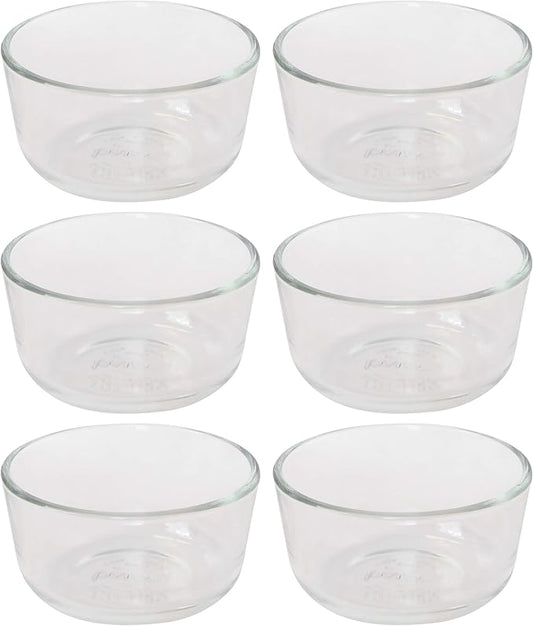 Pyrex 7202 1-Cup Glass Bowl (6-Pack)