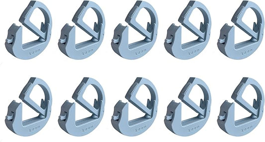 Bag Clip, chip Clip, Food Clip, Bread Clip | Heavy Duty, Adjustable, one Size fits All, Stackable, Magnetic, Fridge & Freezer Safe, Hook-able,Built to Last, Ergonomic (Dreamy Sky, 10 Pack)