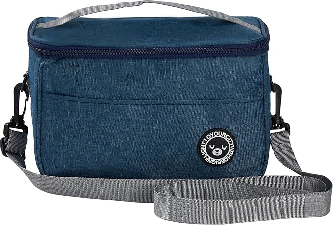 High Borosilicate Glass Meal Lunch Containers Set & Premium Insulated Lunch Bag | 1-2-3 Compartment Design, BPA Free, Microwavable & Freezer Safe, Effective Sealing, Dishwasher Safe by zuhra