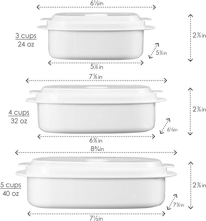 Reston Lloyd Calypso Basics Microwave Cookware, Steamer and Storage Set, Turquoise, Multiple Sizes, 6-Piece