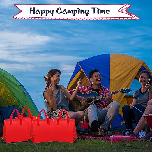 Kacctyen 100 Pcs Insulated Take Out Bags Bulk 9.5 x 6 x 9.5 in Thermal Insulation Food Bag for Coffee, Milk Tea, Hot Cold Food, Delivery Cooler Bag for Catering Restaurant Grocery Picnic (Red)
