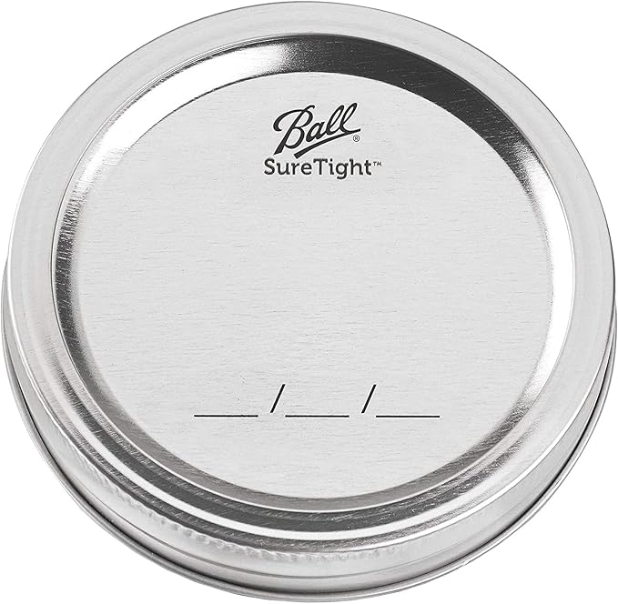 Ball Wide Mouth Glass Mason Jars with Lids and Bands, Used for Canning, Pickling, Juice, Jam, Jelly, Quart Size 32 Ounce (Pack of 6)