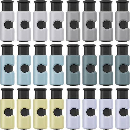 Mr. Pen- Squeeze and Lock Bread Bag Clips, 24 Pack, Squeeze and Lock Bread Clips, Bag Clips for Food Storage, Snack Clips for Food Packages, Food Clips for Bags, Plastic Bag Clip, Food Bag Clips