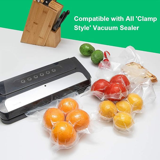 4mil 100 Plus Gallon Size11x20Inch Vacuum Sealer Food Bags with BPA Free,Heavy Duty,Great for Vac Storage or Sous Vide Cooking