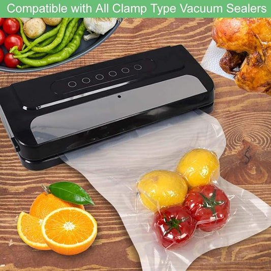8 Pack 8"x20'(4Rolls) and 11"x20'(4Rolls) Vacuum Sealer Bags Rolls with Commercial Grade,BPA Free,Heavy Duty,Great for Food Vac Storage or Sous Vide Cooking