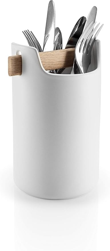 Eva Solo Toolbox High | Practical Storage Container 8 inch | Kitchen Organizer | White