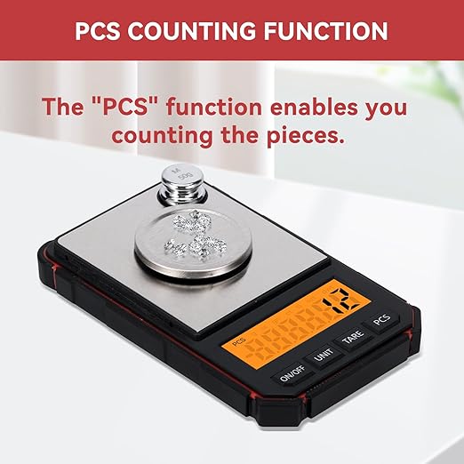 TADA Digital Milligram Scale 100g/0.001g Pocket Mg Scale for Weighing Powders, Jewelry, with Cal Weight, Tweezer, Metal Powder Pan