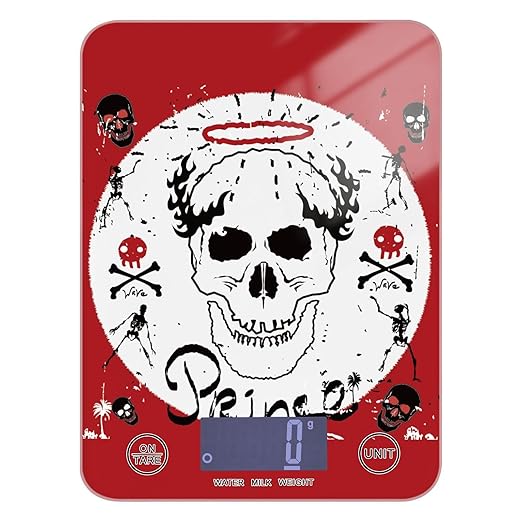 Food Scale Kitchen Scale Food Scales Digital Weight Grams and Ounces Small Electronic Food Scale for Baking Cooking Skull