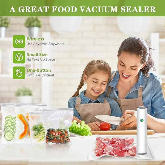 Vacuum Sealer Bags for Food - Matched Food Storage Bags compatible with Our Vacuum Sealer Machine for Food Preservation and Fresh (Large Size 10PCS)