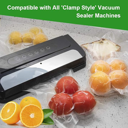 200 Pint 6X10 Vacuum Sealer Bags with Commercial Grade, BPA Free, Heavy Duty.Vacuum Sealer Freezer Bags Compatible with Any Types Vacuum Sealer