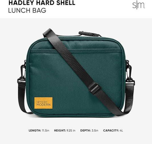 Simple Modern Hadley with Shoulder Strap | Lunch Box for Kids, Teens, and Adults | Insulated Bag for Girls, Boys, Women, Men | Meal Containers with Exterior and Interior Pockets | Ponderosa