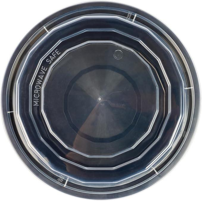 Restaurantware Asporto 32 Ounce To Go Boxes 100 Microwavable Take Out Food Containers - Clear Plastic Lids Included Do Not Contain BPA Black Plastic Catering Food Containers Disposable Round