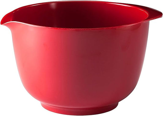 Hutzler Melamine Mixing Bowl, 2 quarts, Red