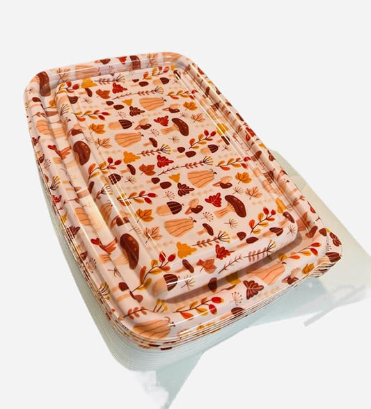 COOK WITH COLOR 20 PIECE PLASTIC RECTANGULAR FOOD CONTAINERS, 10 LIDS & 10 CONTAINERS CAPACITY 33.8 OZ (1L) 9 X 6 X 2 (MUSHROOMS)