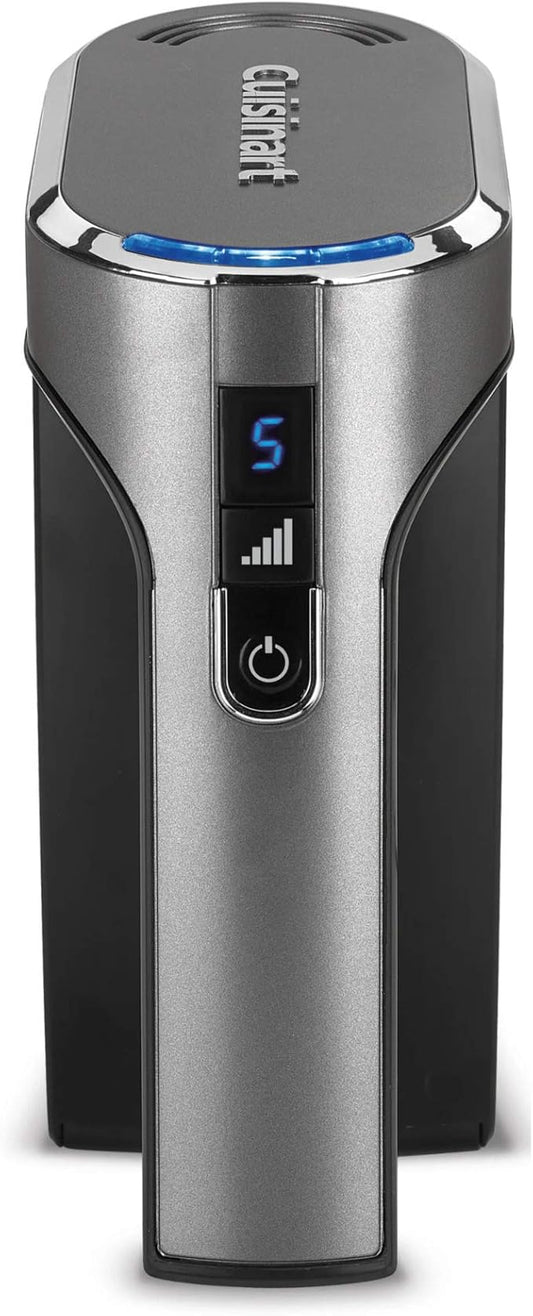 Cuisinart Electric Hand Blender & Mixer, EvolutionX Cordless Hand Mixer, 5 Speeds, Gray/Black, RHM-100