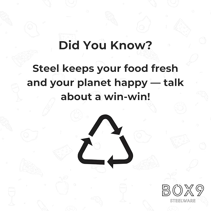 Stainless Steel Containers with Lids - Leak Proof BPA Free | Easy Open Silicone Lids | Meal Prep, Snacks, Lunch for Kids & Adults (32oz/23oz/13oz/6oz/3oz)