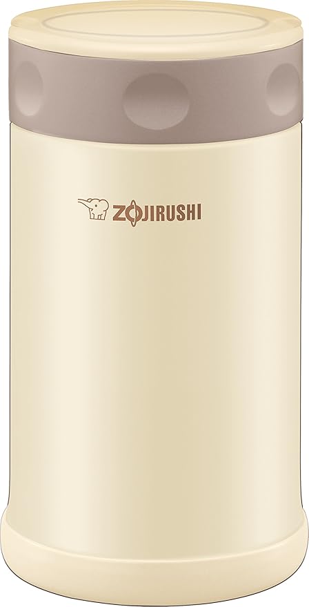 Zojirushi Stainless Steel Food Jar, 25-Ounce, Cream