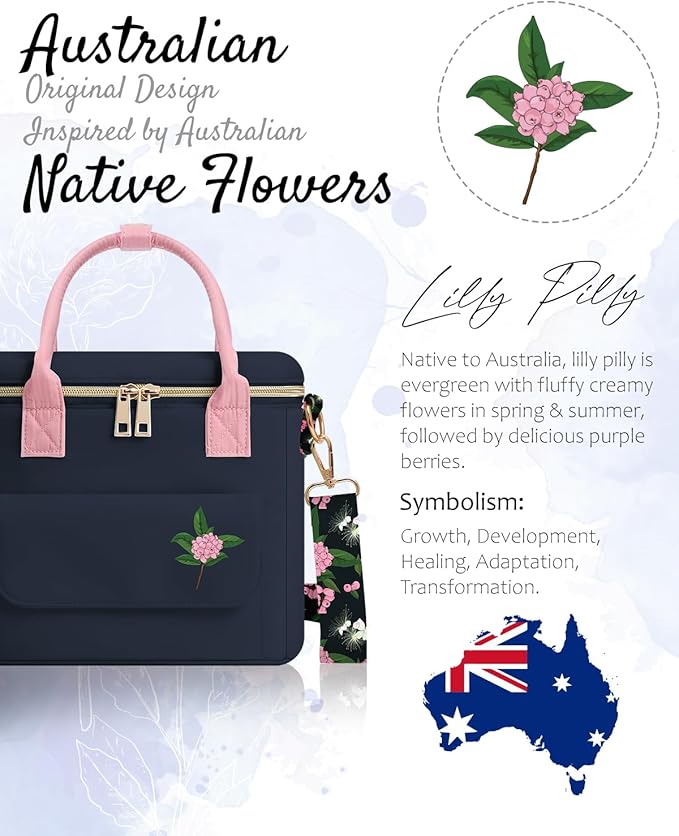 Small Insulated Lunch Bag Box Women - Leakproof Water-Repellent Lightweight Cooler with Removable Strap for Work Picnic - Teacher Mothers Day Christmas Birthday Gifts
