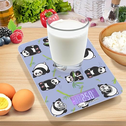 Food Scale Kitchen Scale Food Scales Digital Weight Grams and Ounces Small Electronic Food Scale for Baking Cooking Cute Panda