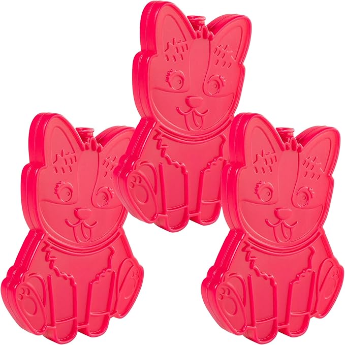Corgi Reusable Hard Ice Pack Set of 3 - Fits Easily Inside Kids Lunch Box, Bento, or Insulated Bag- Long Lasting, Slim, Lightweight Design - Cool Freezer Packs Keep Food Cold For Hours- Cute XMAS Gift