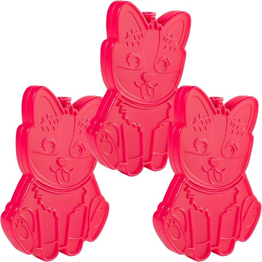 Corgi Reusable Hard Ice Pack Set of 3 - Fits Easily Inside Kids Lunch Box, Bento, or Insulated Bag- Long Lasting, Slim, Lightweight Design - Cool Freezer Packs Keep Food Cold For Hours- Cute XMAS Gift