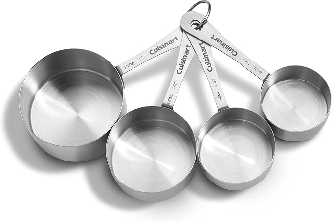 Cuisinart Stainless Steel Mixing Bowl and Measuring Cup Set