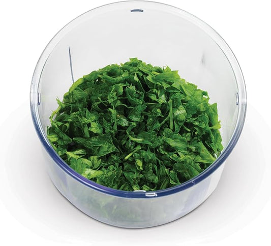 Chef'n VeggiChop Hand-Powered Food Chopper (Arugula), 5.5" x 5.5" x 5"